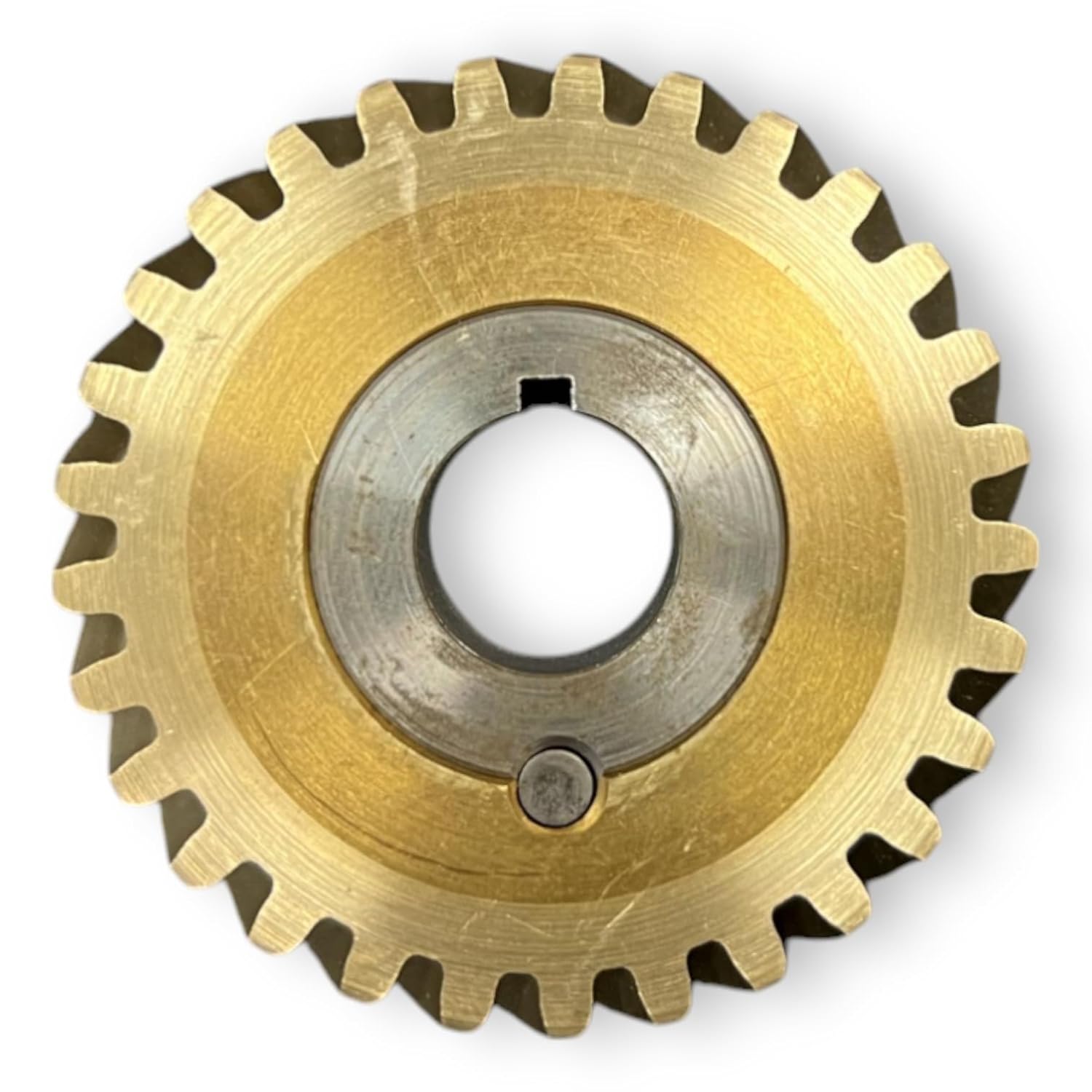 ALFA HM2-513 Replacement 60Hz Brass Worm Wheel Gear & Bushing | Replaces Hobart 124751-3 for A120 & A200 Series Mixers