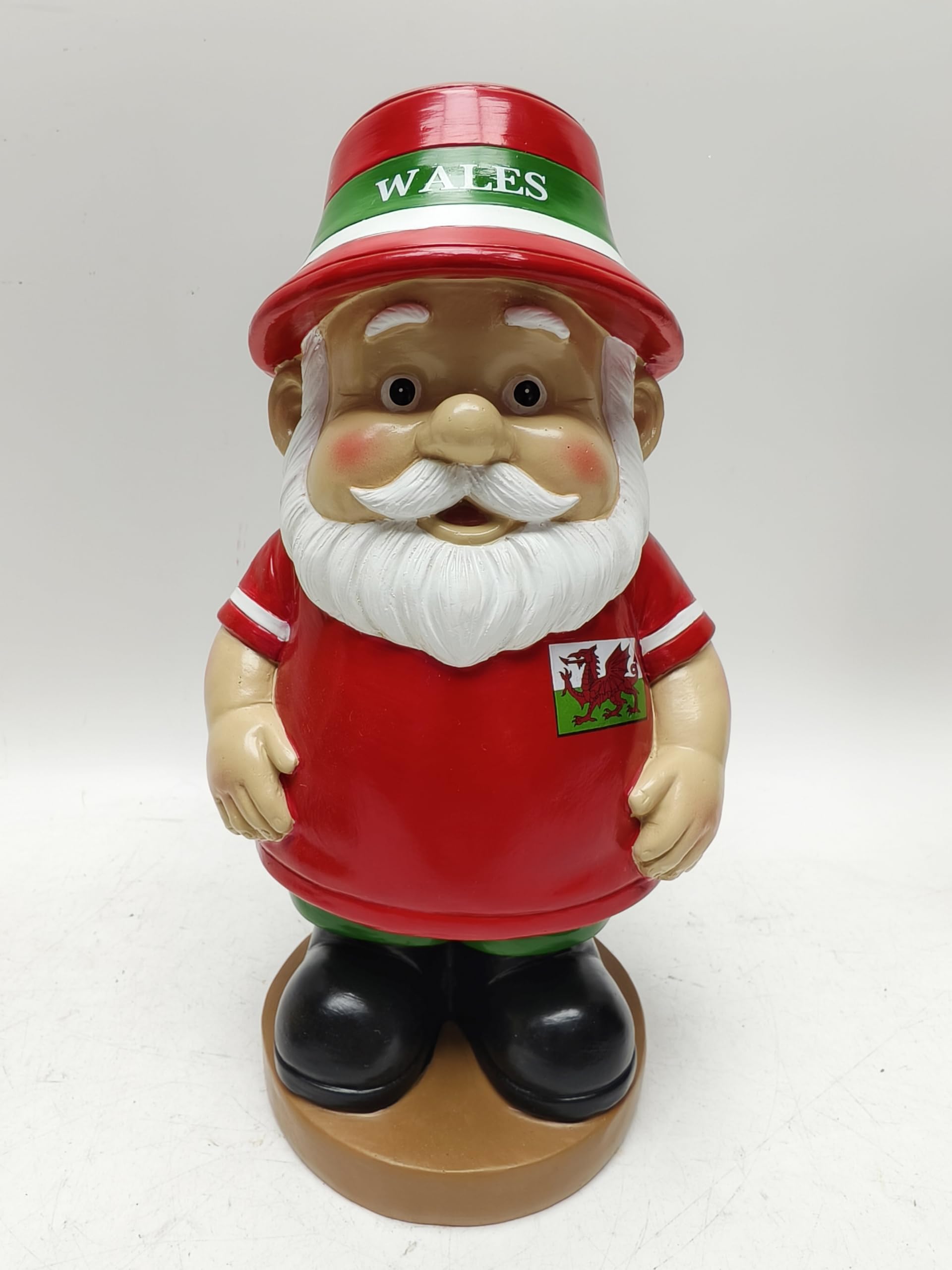 Homark Garden Gnome - Wales - Red - 24cm
