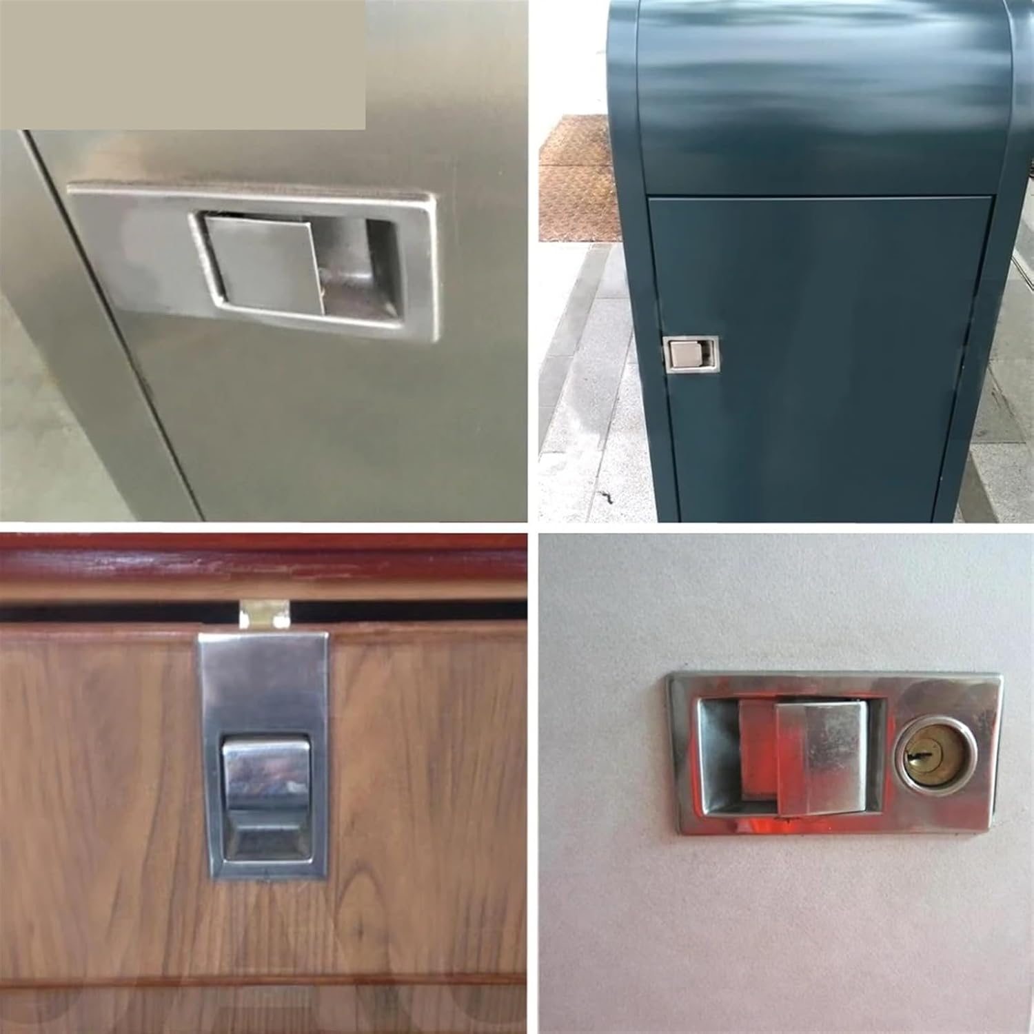 304 Stainless Door Handle Lock for Outdoor Boat Yacht Storage-Box Motor Cinet MS528 I