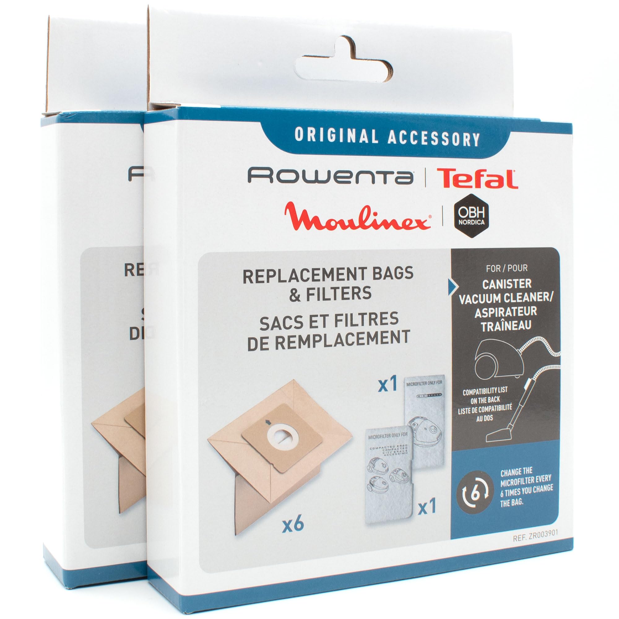 Set 12 Sacs Aspirateur + 2 Microfiltre + 20 Parfums Compatible avec Rowenta City Space RO245101/4Q0, City Space RO2451WA/4Q0 | 12 Sacs, Rafraîchisseur d'air, Accessoires, Pièces de Rechange