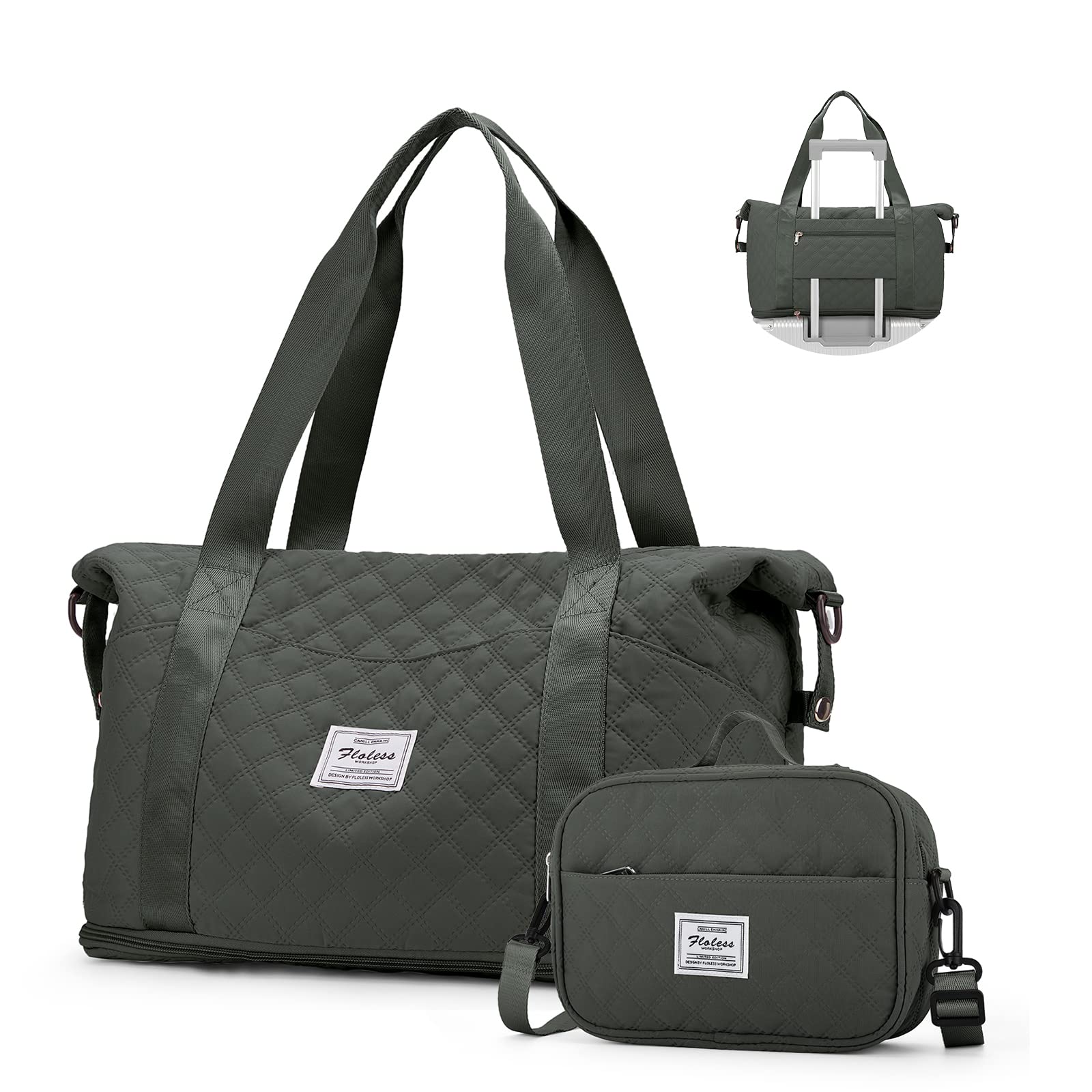 SZLXOvernight Bags for Women Ryanair Cabin Bags 40x20x25 Underseat Carry on  Bag Holdall Weekend Bag Travel Duffel Bag Easyjet Cabin Bag 45x36x20