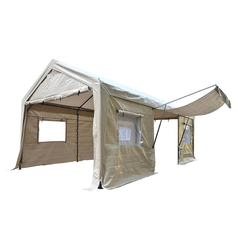 Amazon.co.jp: テント 車庫テント ガレージテント 車庫 お祭り