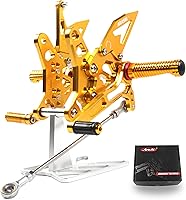 Vista 12 de Arashi (Versión 2.0) Estriberas traseras ajustables para SUZUKI SV650 SV650S SV650X 2016-2023 Accesorios de motocicleta Estriberas reposapiés juego