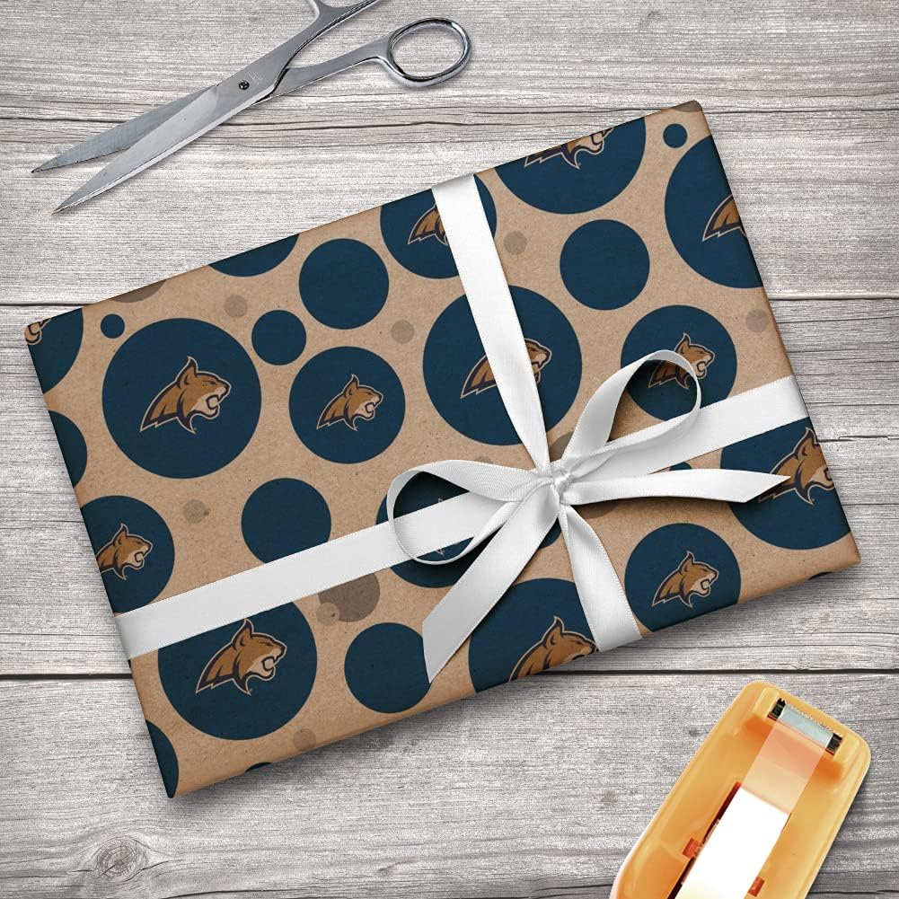 GRAPHICS & MORE Montana State University Primary Logo Premium Kraft Gift Wrap Wrapping Paper Roll