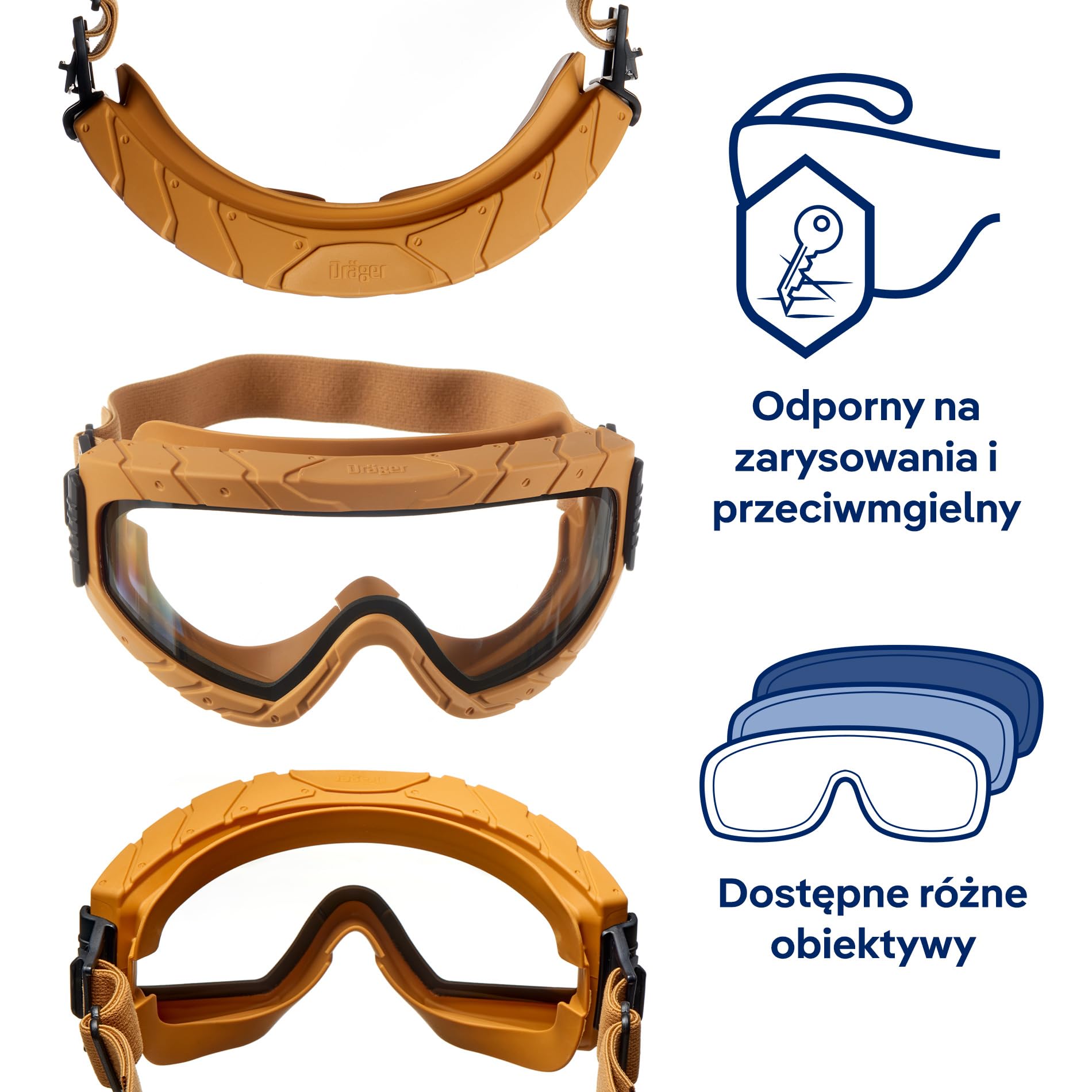 Dräger Okulary ochronne X-pect 4900