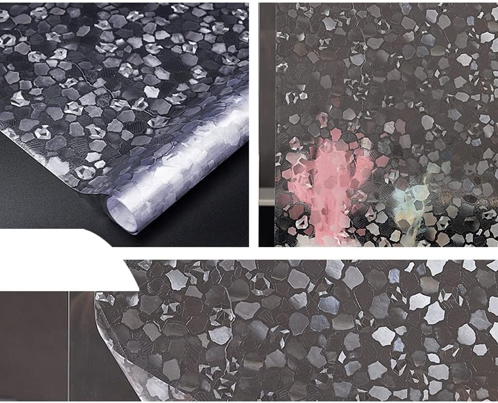 Window Privacy Film Window Film Window Privacy Film Art Glass Sticker Transparent Opaque Bathroom Toilet Window Film Bay Window Decoration Sticker Blackout Window Film Window Films(B,30 * 200 cm)