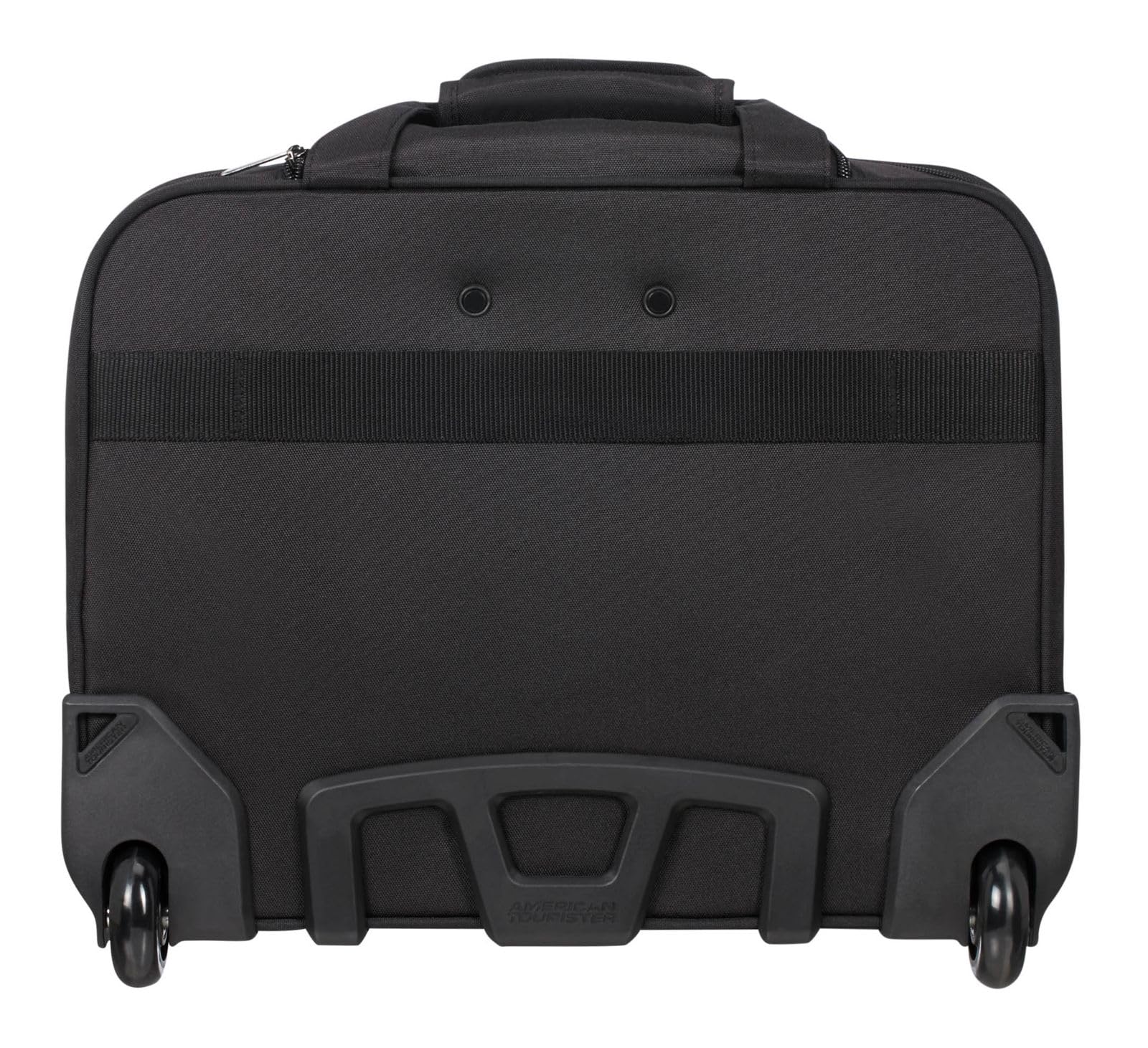 American Tourister At Work Rolling Tote 15.6' Black/Orange
