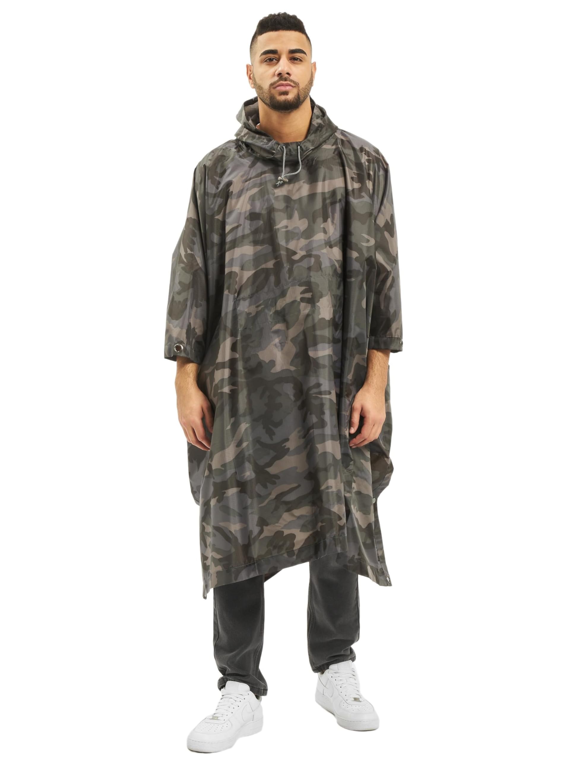 Brandit Ripstop Poncho, color: darkcamo, size: OS