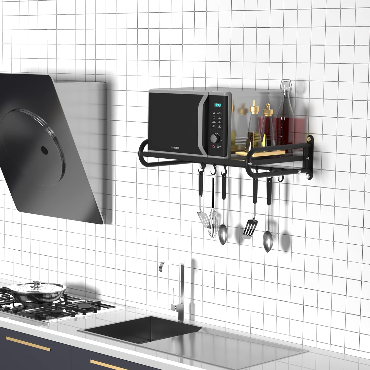 Buy Stainless Steel Wall Shelf Metal Shelving Heavy Duty Commercial or