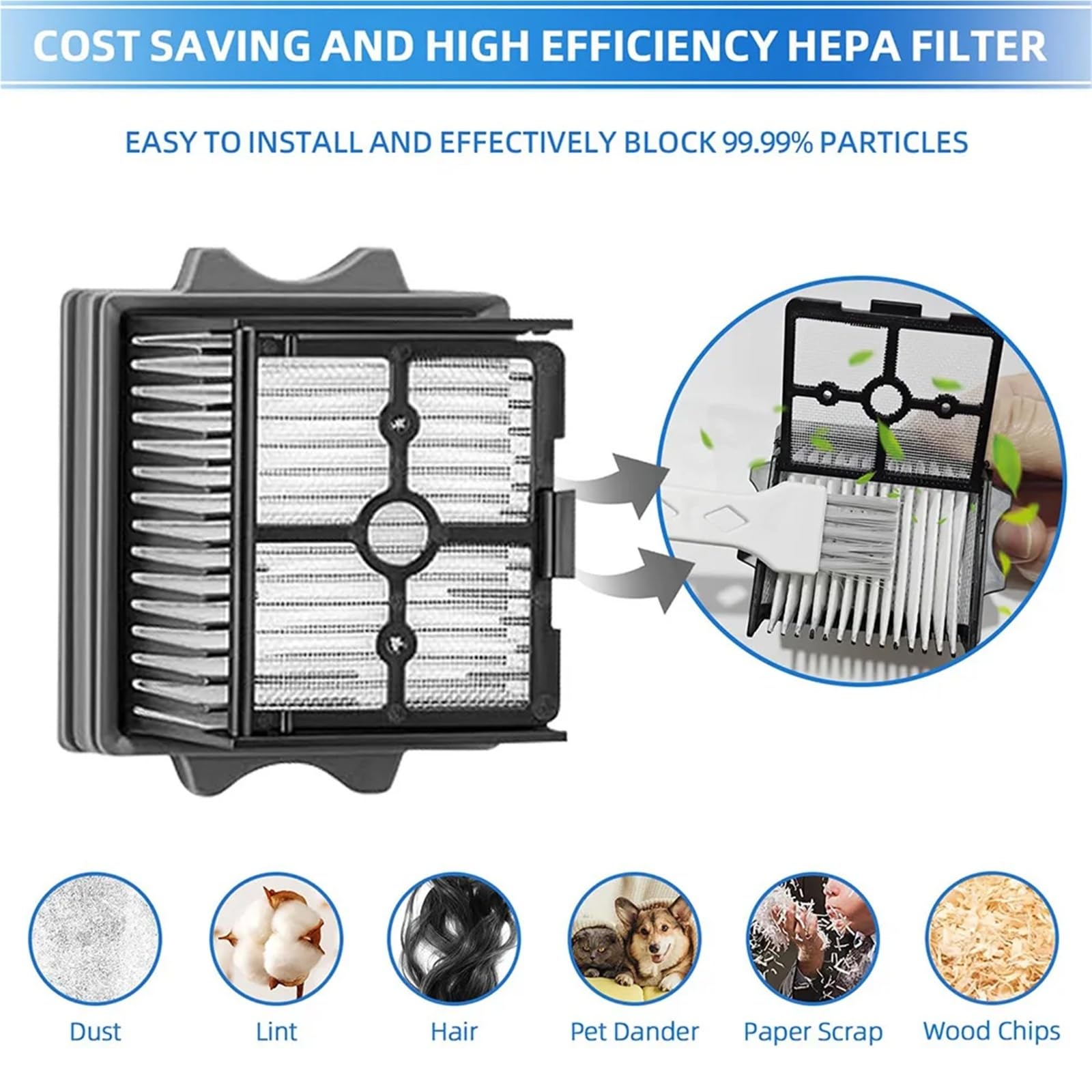 Repuestos for cepillos de rodillo filtro, compatibles con aspiradoras Tineco Floor One S6 Switch/Switch (mojado y seco)(4rollers)