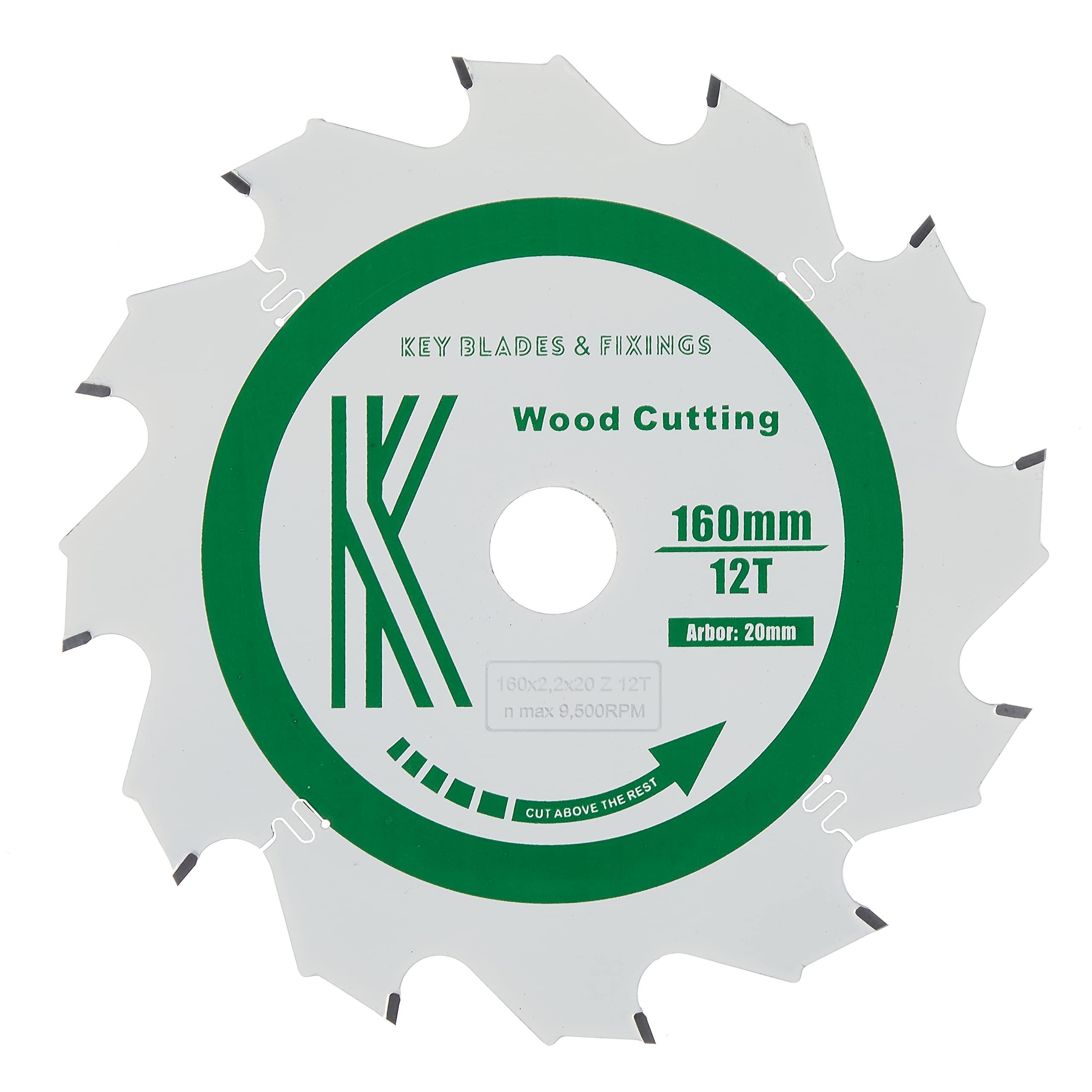 Cougar RIP Blade 160 mm x 2,2 x 12 dents Panther Blade Téflon 2201