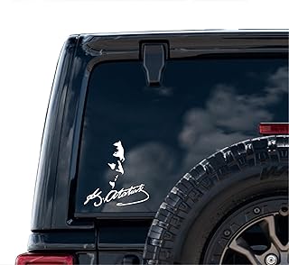 FulysArtHouse ™ | Ataturk Signature imza Car Laptop Sticker Decal, 5,5in (14cm) x 5,5in (14cm)