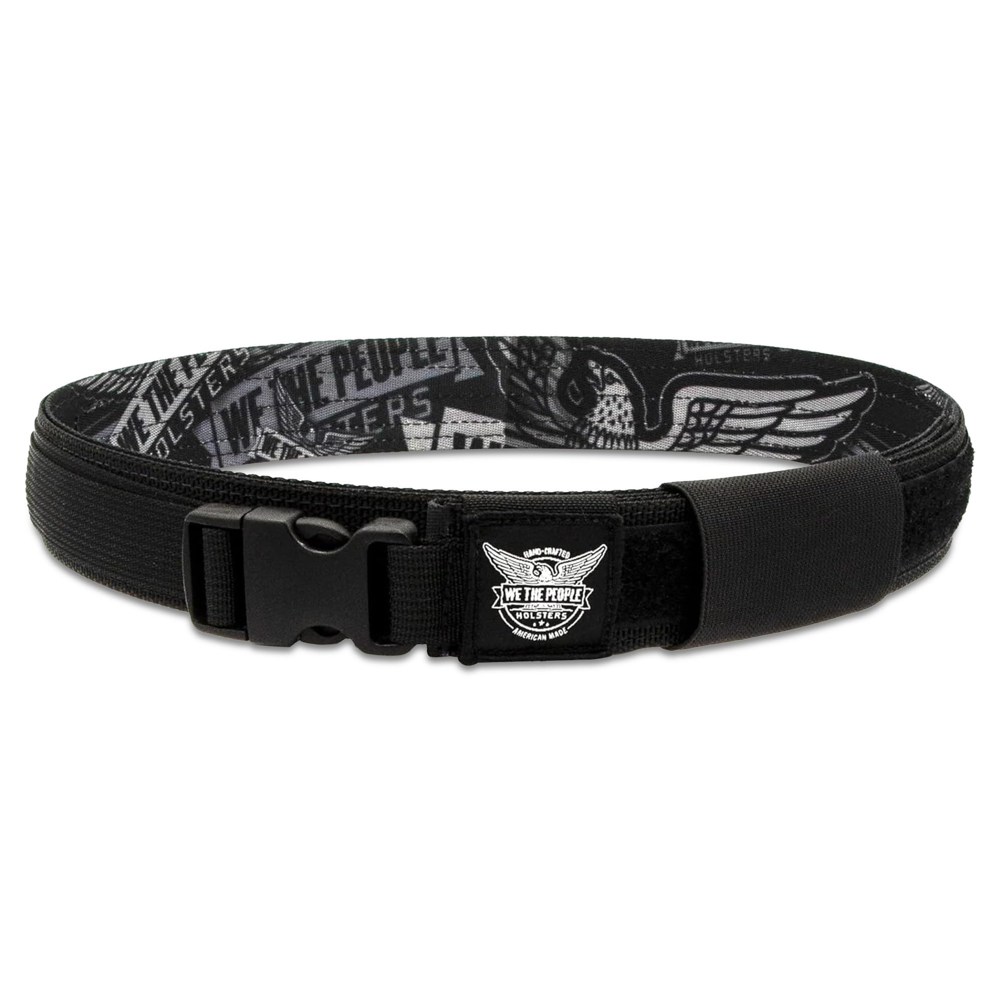 We The People HolstersRaven - Low Profile Gun Belt - Tactical Gun Belt for Concealed Carry