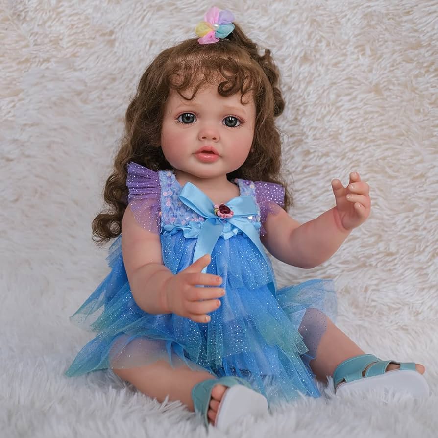 Amazon.com: Pinky Reborn Lifelike Baby Dolls Girl 22 Inch