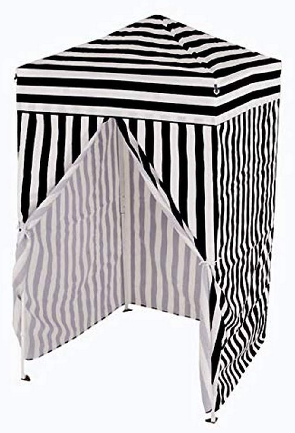 Impact 4'x4' Pop up Changing Dressing Room, Black and White
