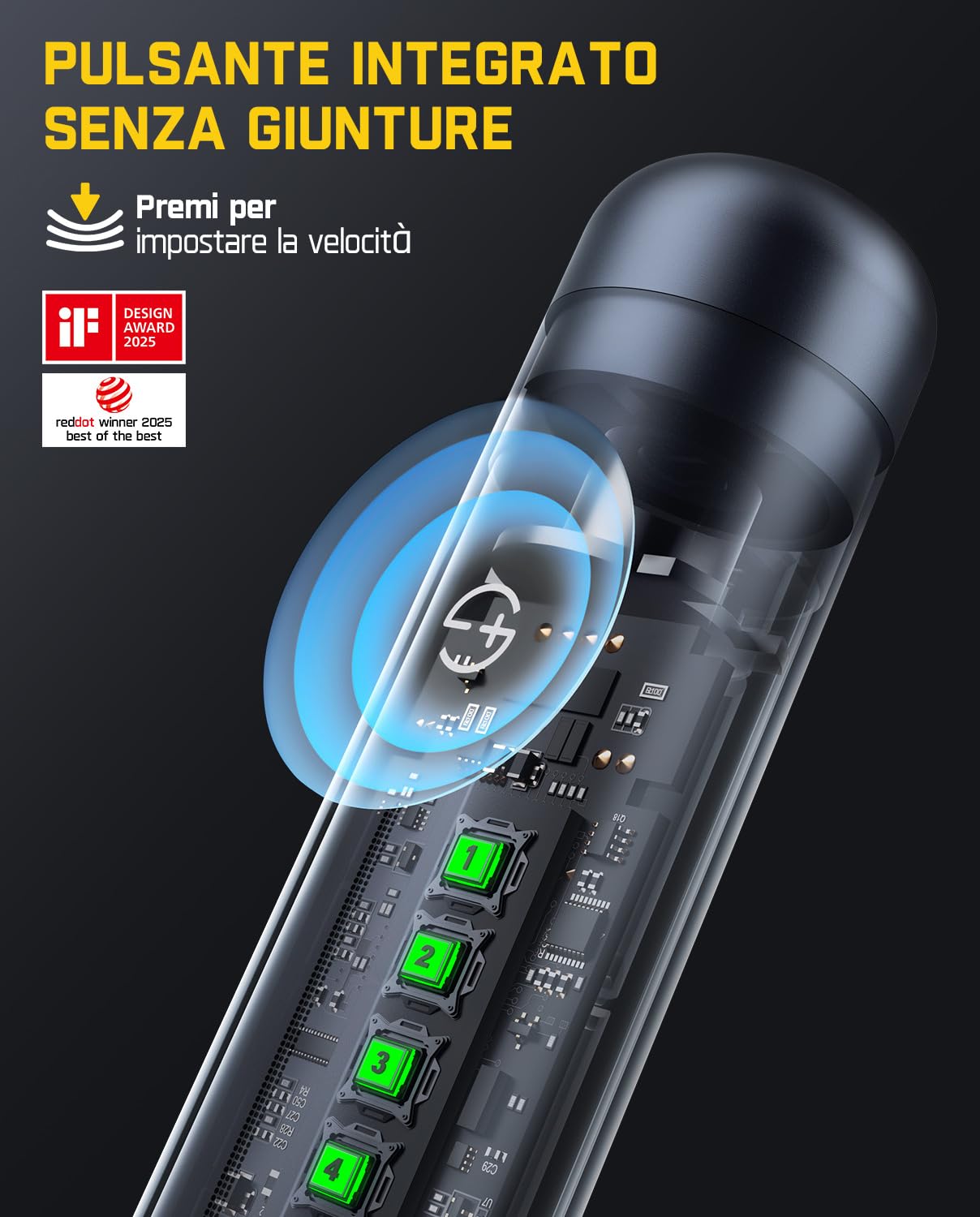 Fanttik F2 Master di Mini Trapano Elettrico, Motore NeoPulse 25000 Giri/Min, 5 Velocità, 35 Accessori, Penna per Incisione, per Levigatura, Lucidatura, Foratura, Stampa 3D e Fai da Te