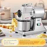 Glowdora Electric Cheese Grater, 550w Bread Grinder, Stainless Steel Electric Food Grinder, Perfect For Grating Cheese Butter Bread Crumbs, 40 Kg/H Commercial Food Processor. - 4