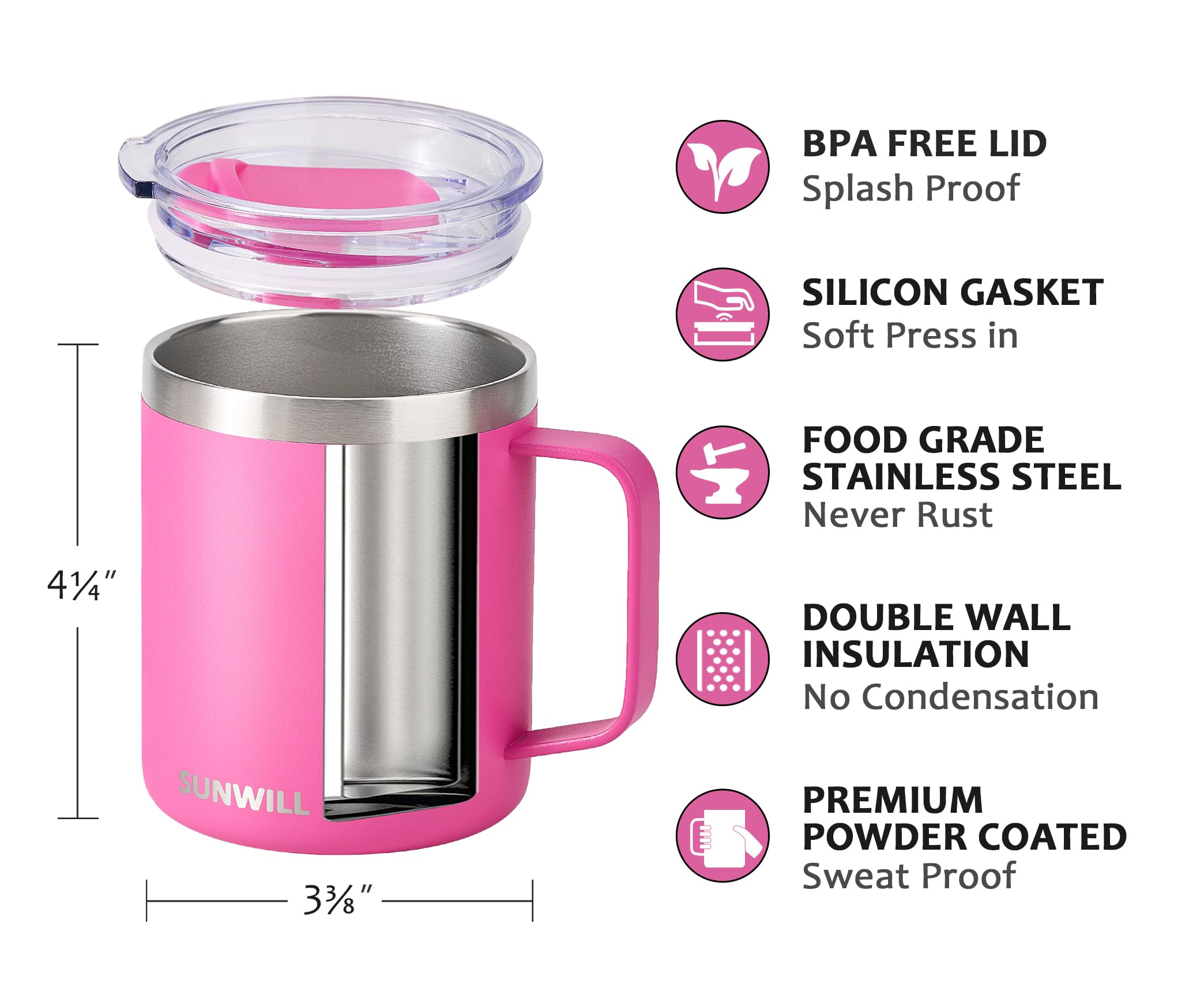 amazon coffee cup JoyJolt Aroma Double Wall Glass Coffee Mugs
