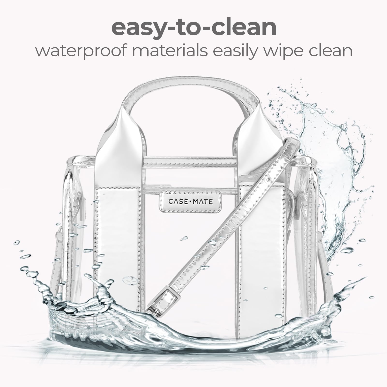 Amazon.com: Case-Mate Jelly Stadium Bag for Women - Clear Tote Bag