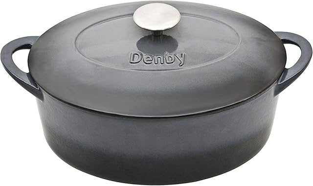 Denby 193043798 Oval Casserole, Halo, 28 cm