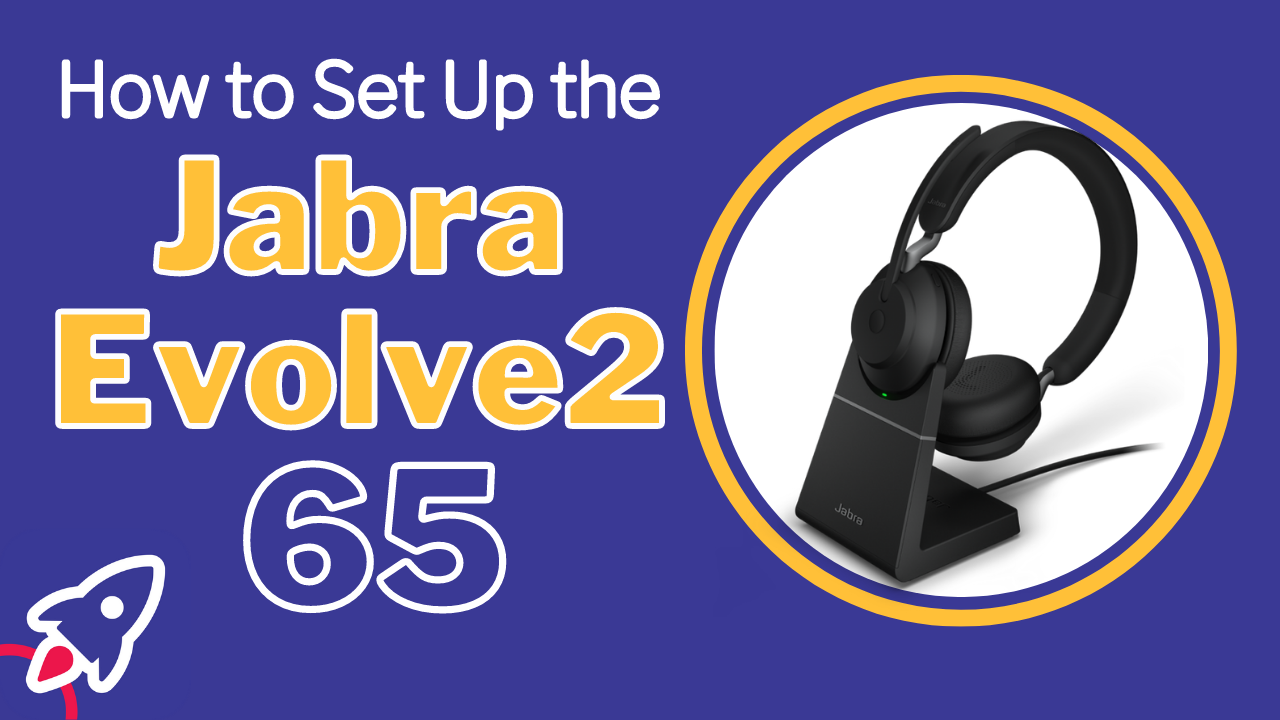 Watch How to Set Up the Jabra Evolve2 65 Bluetooth Headset on Amazon Live