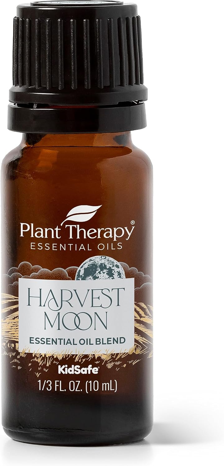 Plant Therapy Harvest Moon Fall Essential Oil Blend 10 mL (1/3 oz) 100% Pure, Undiluted, Natural Aromatherapy
