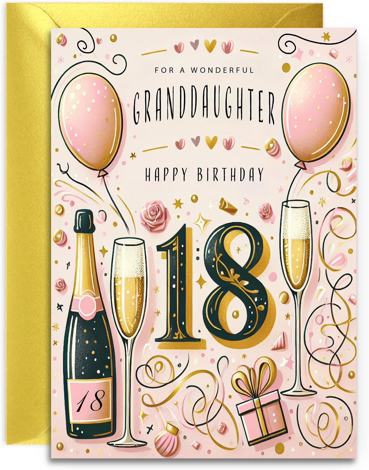 Carte D'anniversaire Amusante Et Coquine XL Pour 18e Anniversaire, Anniversaire De La Majorité, Carte De 18 Ans - Enveloppe Incluse Au Format A5