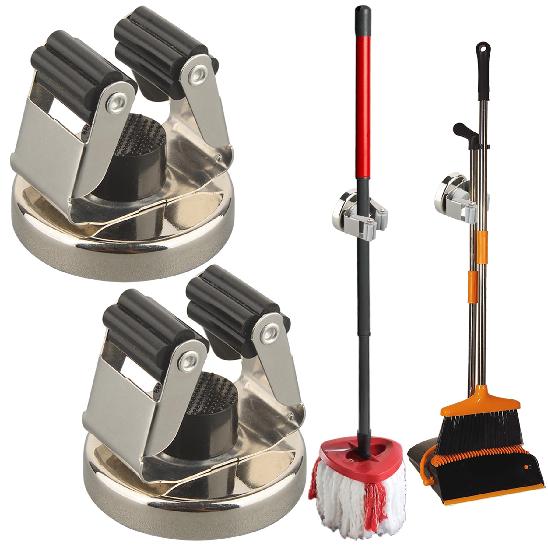 MUTUACTOR Magnetic Broom Holder