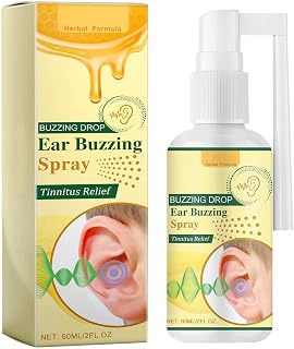 Tinnitus Relief for Ringing Ears, Ear Ringing Relief Spray, Effective Tinnitus Treatment for Tinnitus, Reduce Ear Noise & Improve Hearing & Ear Wax Removal-2FL. OZ