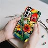 Compatible con Samsung Galaxy S26 Plus Funda, Brillante 2-en-1 Elegante Material de Doble Capa TPU Suave + PC Trasero para Planta de Colores 7