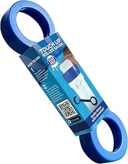 Touch Up Cup Roller Saver: Paint Roller Cleaner Tool - One Swipe Removal, Fits 3 Nap Sizes, Shark Tank Featured, USA Made