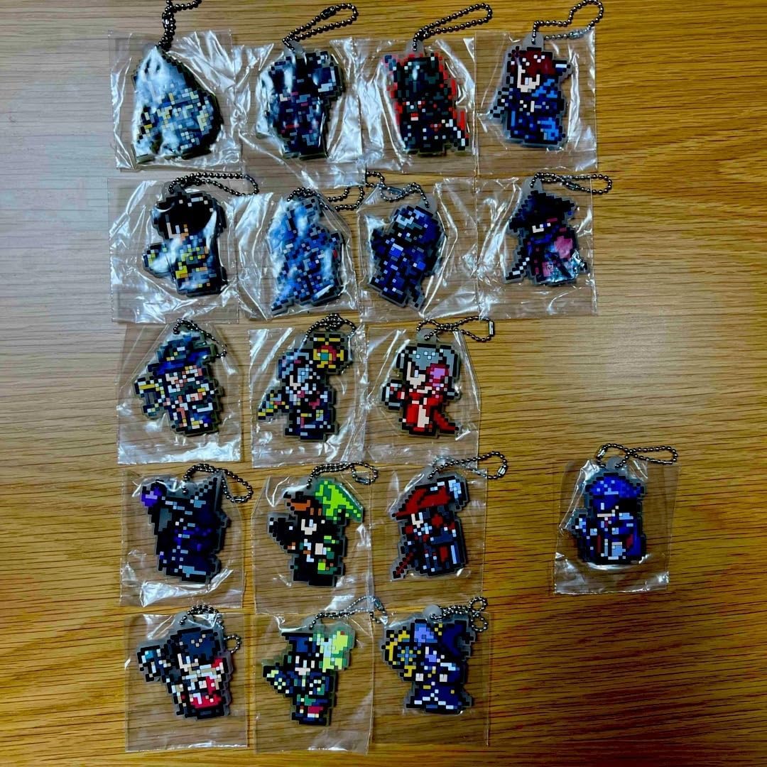 FF14 ジョブアクリルマグネット18種 ジョブピンバッチ8種未開封 FF14