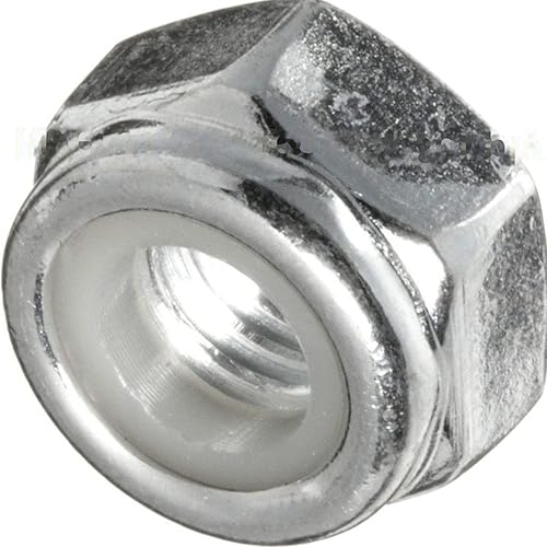 (Cantidad 25 piezas) Versátil 58-11 Tuerca de bloqueo de inserción de nailon delgadamermeladamitad gruesa NTE Series 58x11 Kit surtido de