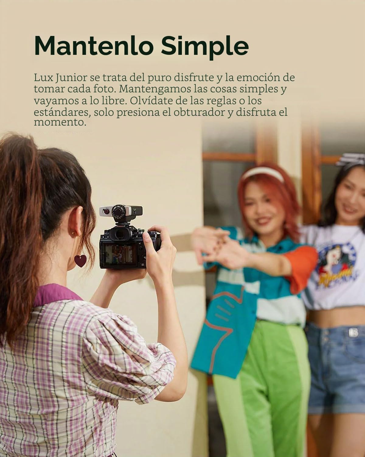 Godox Lux Junior Retro Flash de cámara Speedlite GN12 6000 K ± 200 K CCT,Modos automáticos y manuales de Potencia de Flash,28 mm de Distancia Focal para cámaras Canon Nikon Sony Fuji Olympus Hot Shoe