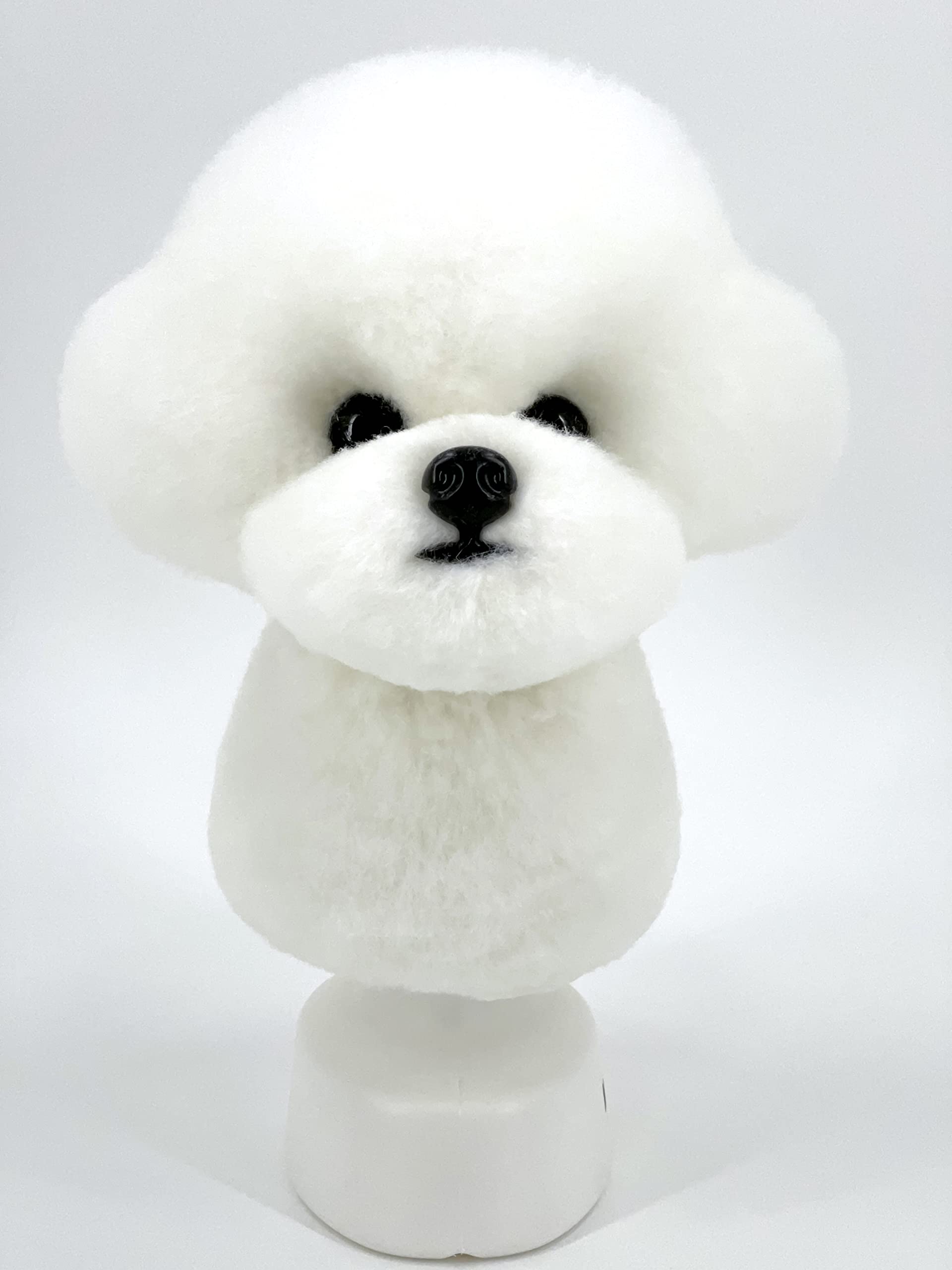 Testa Manichino Per Toelettatura Cani - Modello Bichon Frise, Per Pratica E Montaggio Parrucche - Foto 5