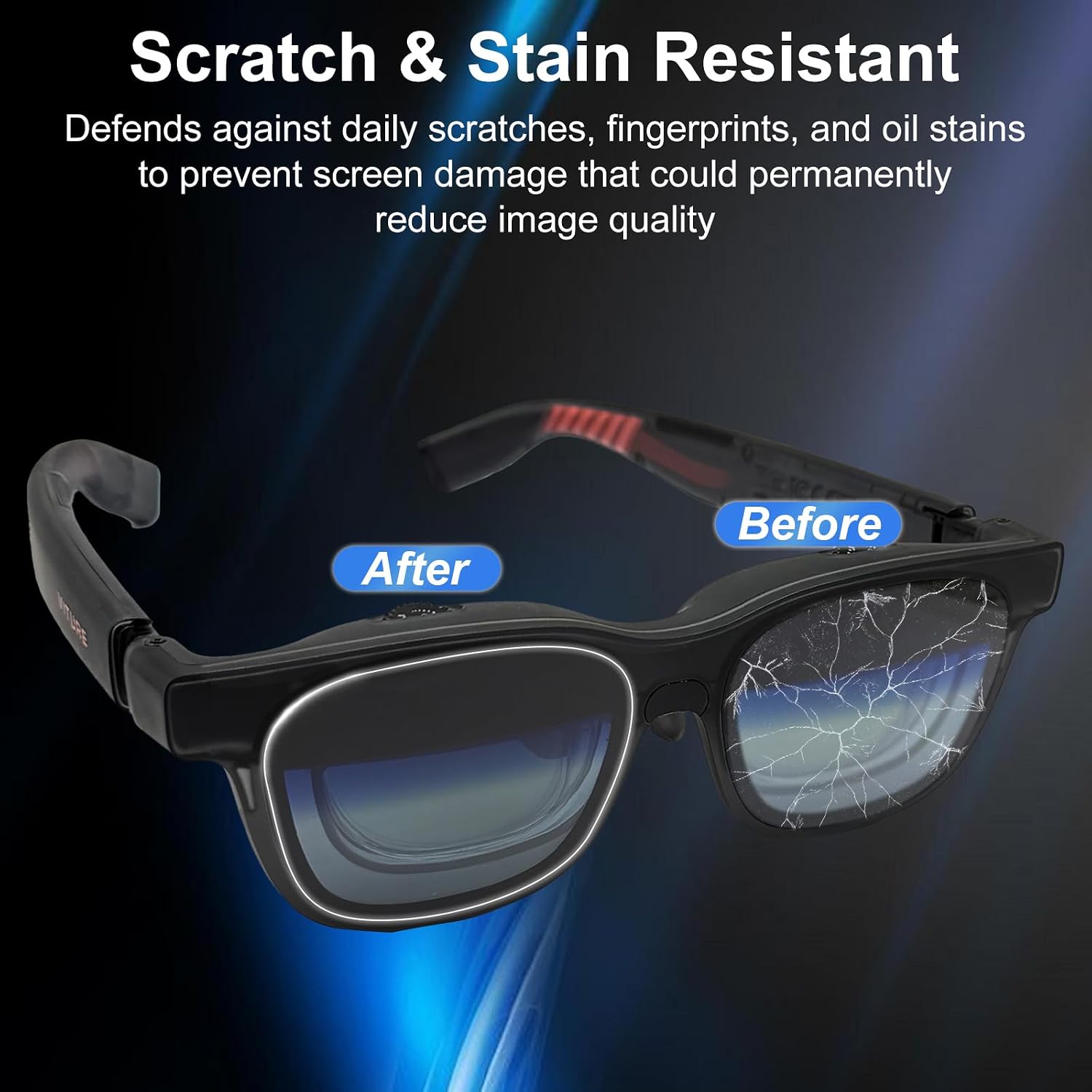 [2 Pack] Screen Protector for VITURE Luma/Luma Ultra – HD Clear Front & Back Film with Scratch Protection, Bubble-Free Installation for AR Glasses