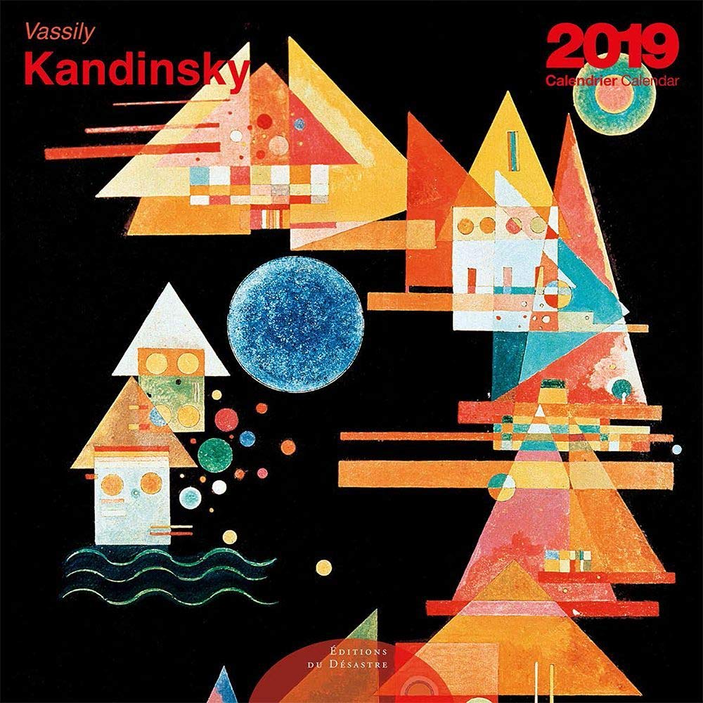 Calendario de pared 2019 Kandinsky, Fine Art by Editions du Desastre