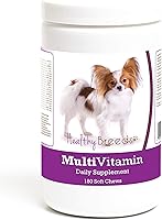 Vista 64 de Healthy Breeds Bulldog Multivitamínico Masticable Suave para Perros 180 Recuento