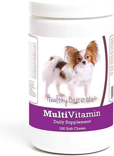 Miniatura 64 de Healthy Breeds Bulldog Multivitamínico Masticable Suave para Perros 180 Recuento
