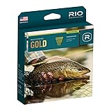 Rio Premier Gold Fly Line, Easy to Cast Flies from Size 2 to 22, Ultimate All-Around Fly Line with Ultra-Slick Performance Melon/Gray Dun WF5F