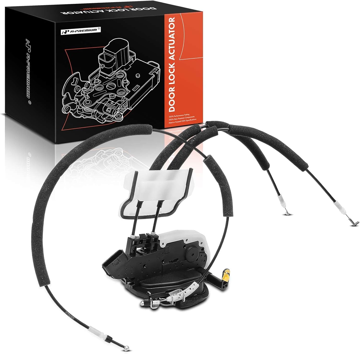 A-Premium Front Left Driver Side Door Lock Actuator Compatible with Nissan Maxima 2009-2014, Door Latch Lock Actuator with Cable