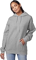 Vista 133 de Hanes EcoSmart Hoodie, Midweight Fleece, Pullover Hooded Sweatshirt for Men Negro