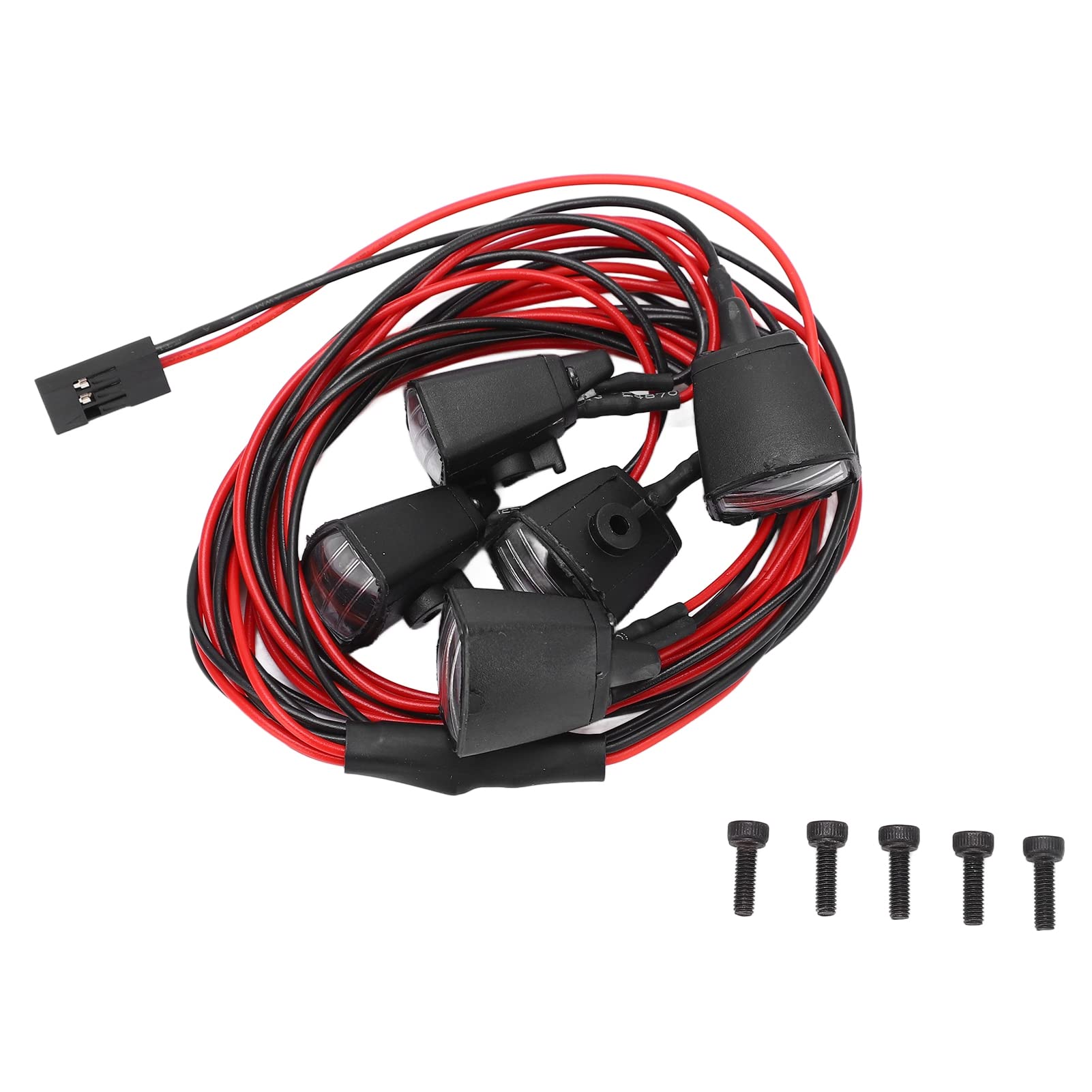 Luci LED Bianche 5mm Per Auto RC Camion Cingolato - X2