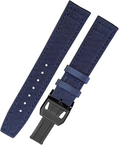 Nylon Canvas Fabric Watch Band For IWC Pilot Spitfire Timezone TopGun Strap Wristwatch Straps 20mm 21mm 22mm