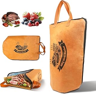 BBQ Meat Resting Blanket, Insulated Smoker Bag for Turkey Brisket Pork to Keep Juicy, for Men, Hunters & Dad (15inch)