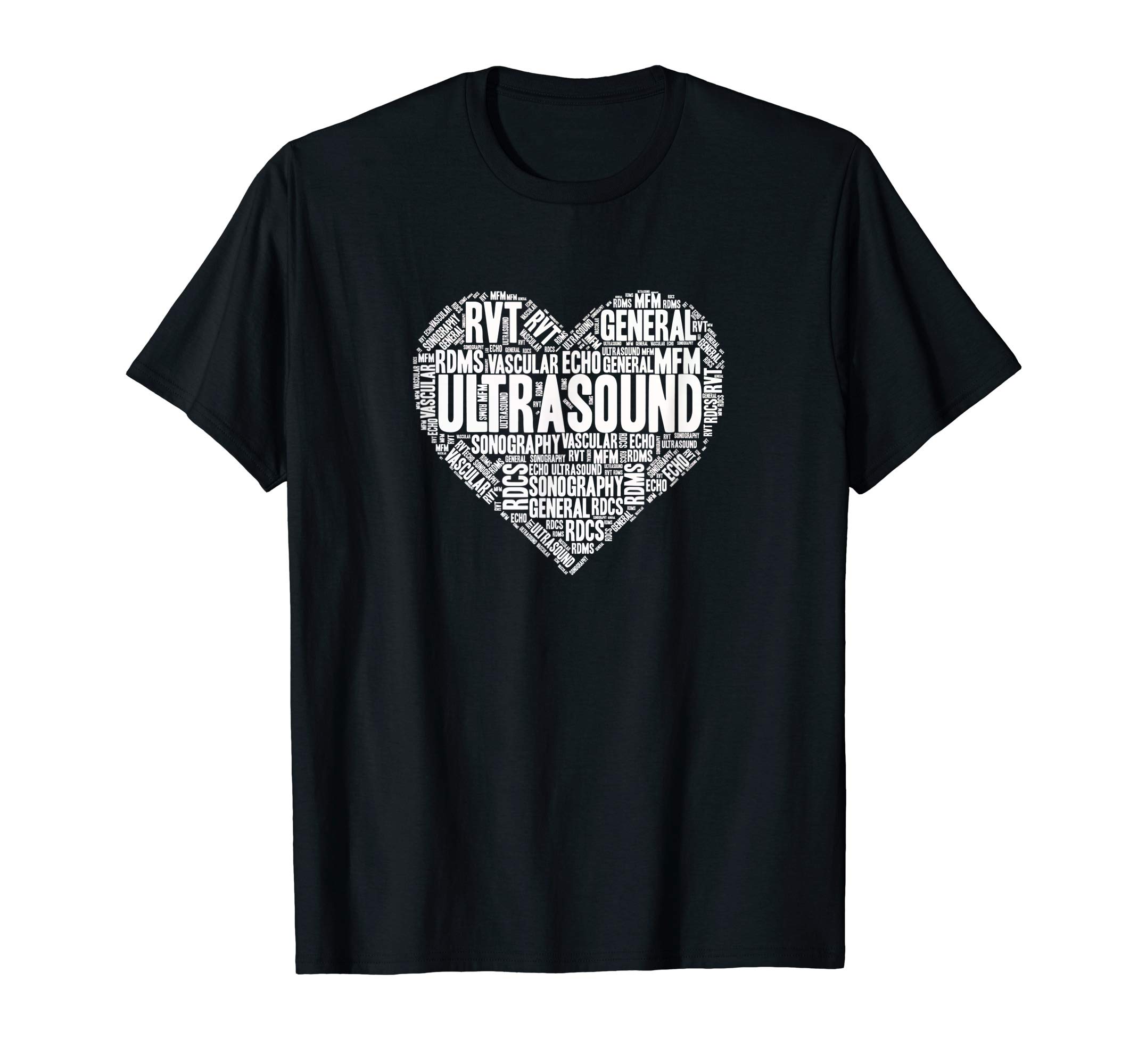 Ultrasound Tech Sonographer Radiology Sonography Heart 2 T-ShirtOEKO-TEX STANDARD 100