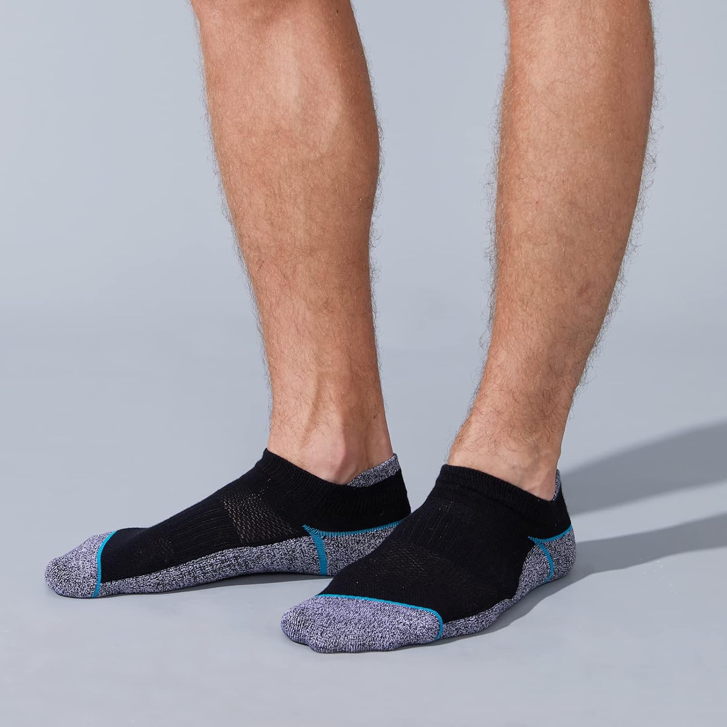 Kodal Copper Ankle Athletic Running Socks Moisture Wicking Odor Control for Sweaty Feet - Image 2