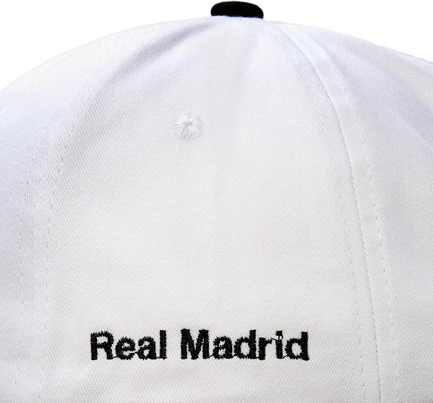 Icon Sports 2024 Compatible with Real Madrid Official Soccer Cap White Color