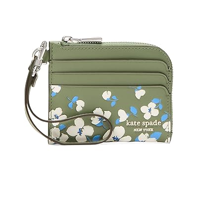 Kate Spade New York Devin Painterly Bouquet Card Case Wristlet Wallet Women