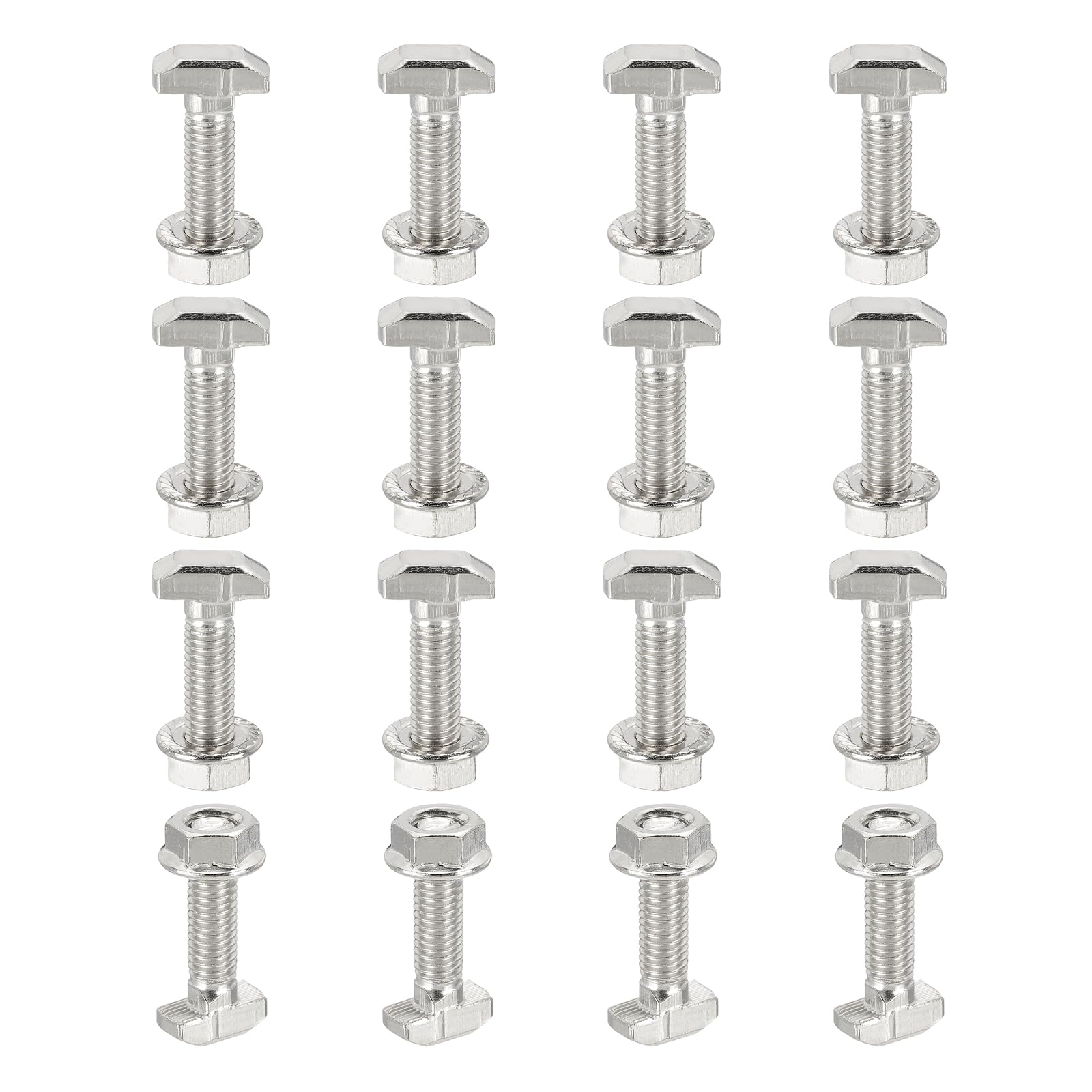 PATIKIL M8x30mm T-Slot Bolts